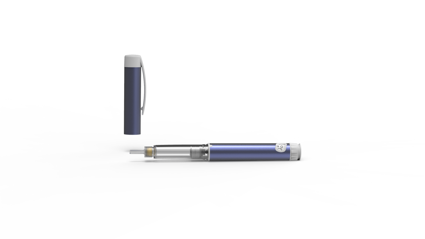 Metal insulin pen for diabetes