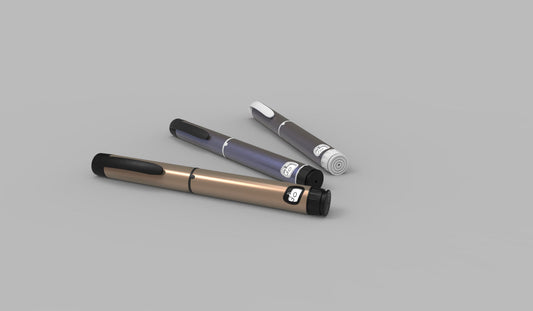 Metal insulin pen for diabetes