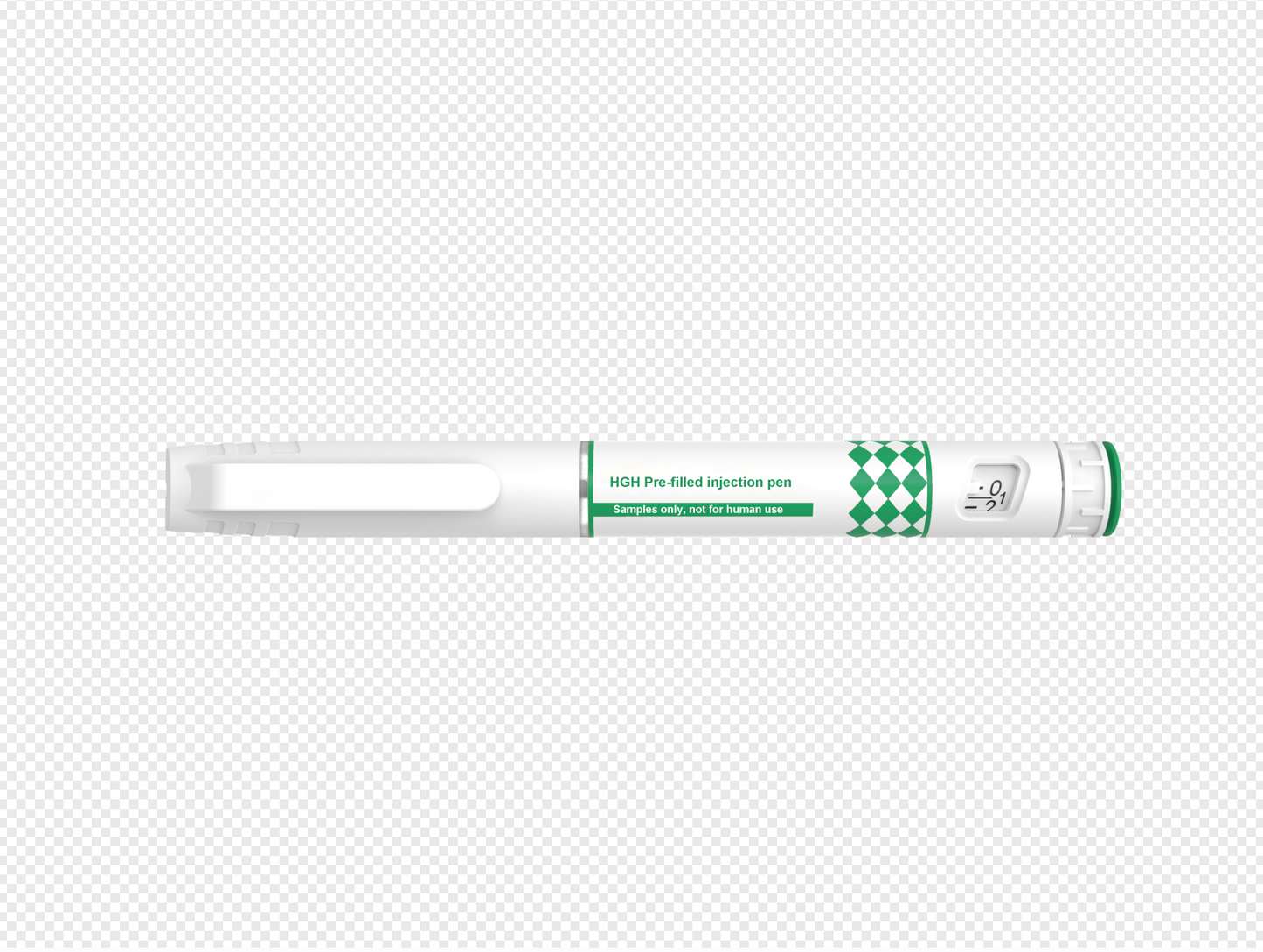 Stylo HGH jetable pour cartouche en verre de 3 ml