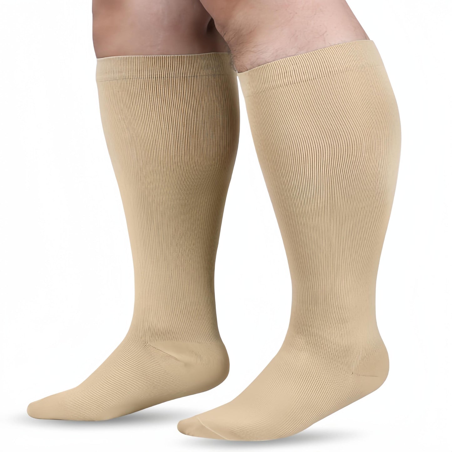 Plus size Compression Socks 20-30 mmHg 3 pairs