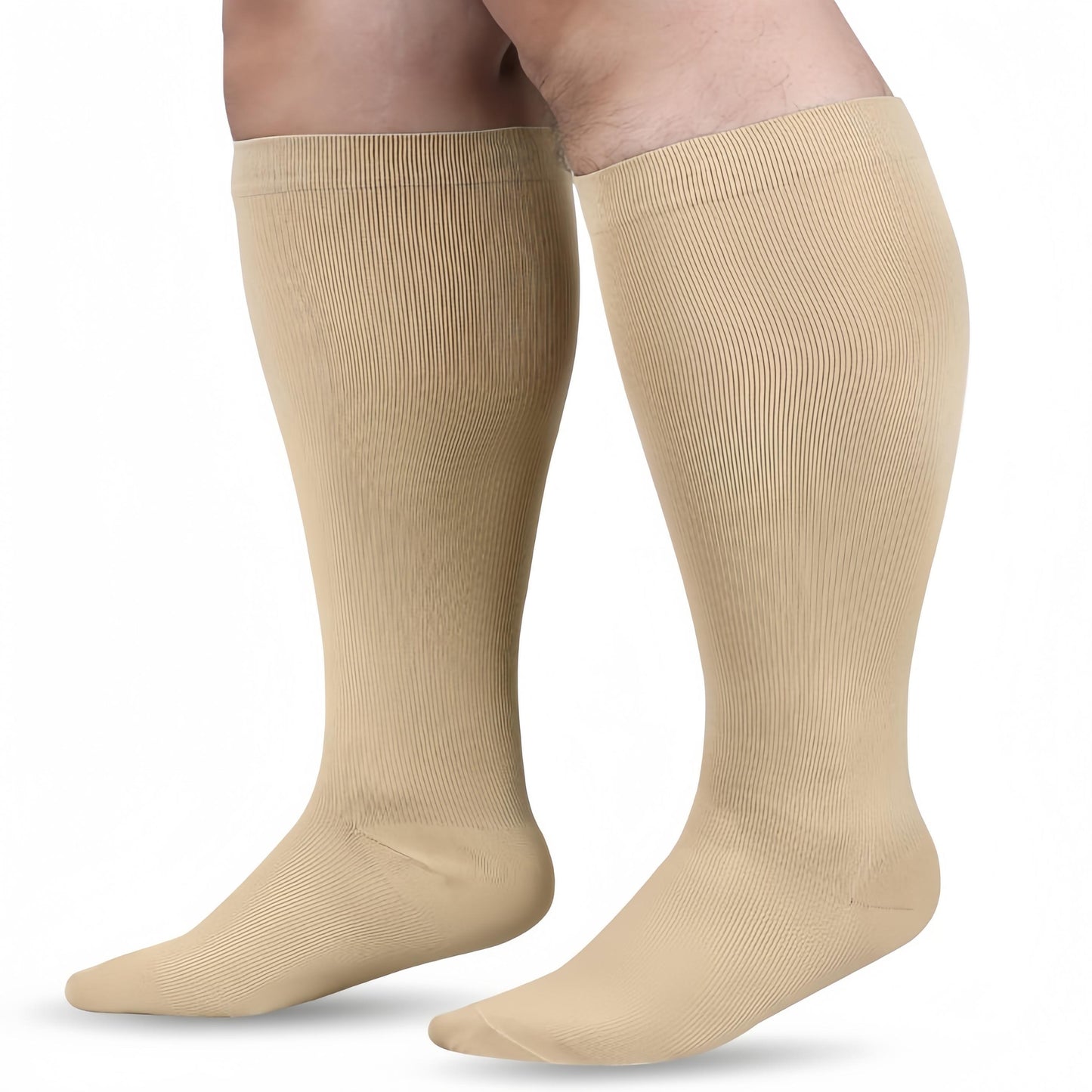 Chaussettes de compression grande taille 20-30 mmHg 3 paires